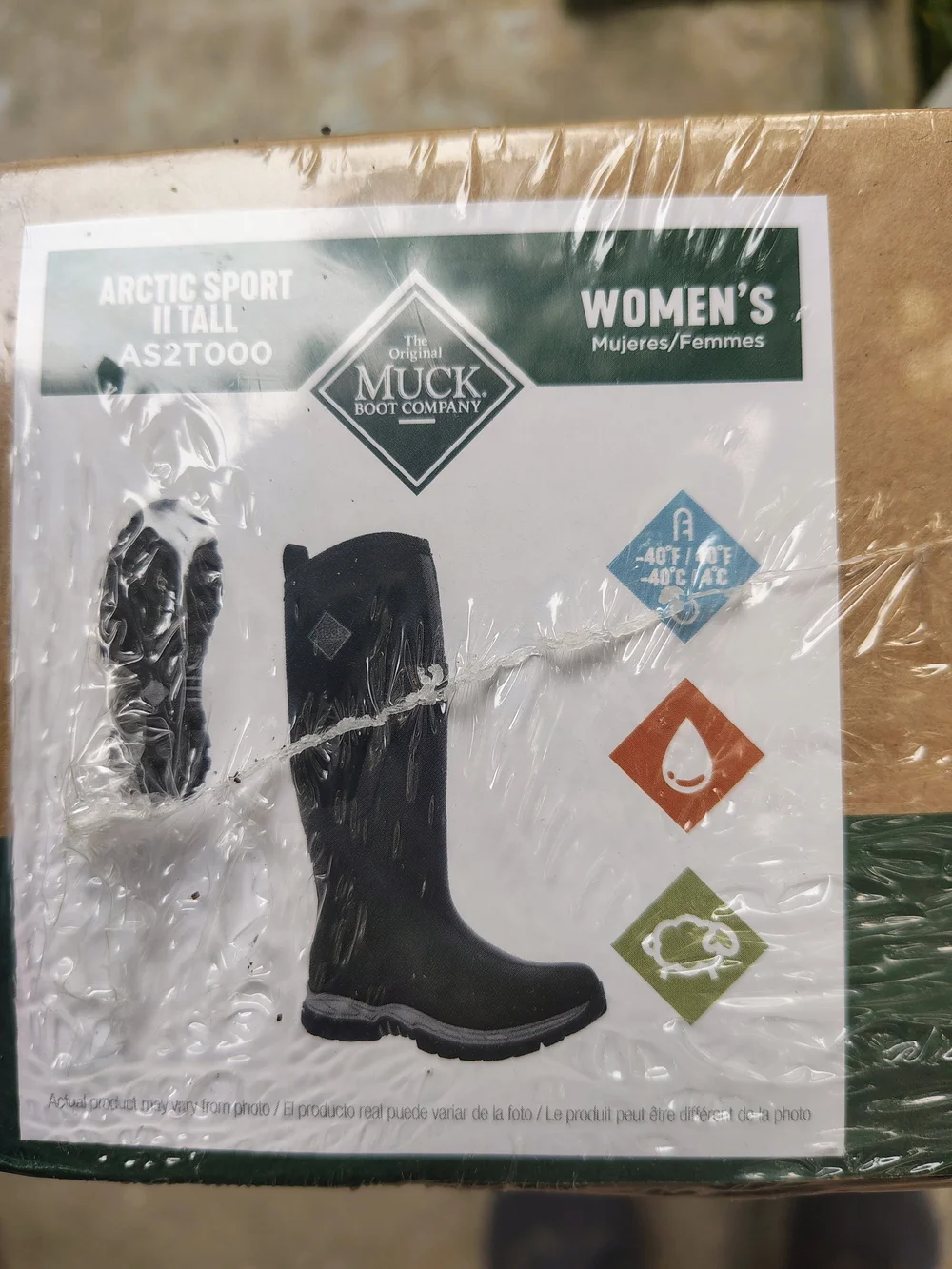 Muck Boot Women's Black Tall Waterproof Winter & Rain Boots
